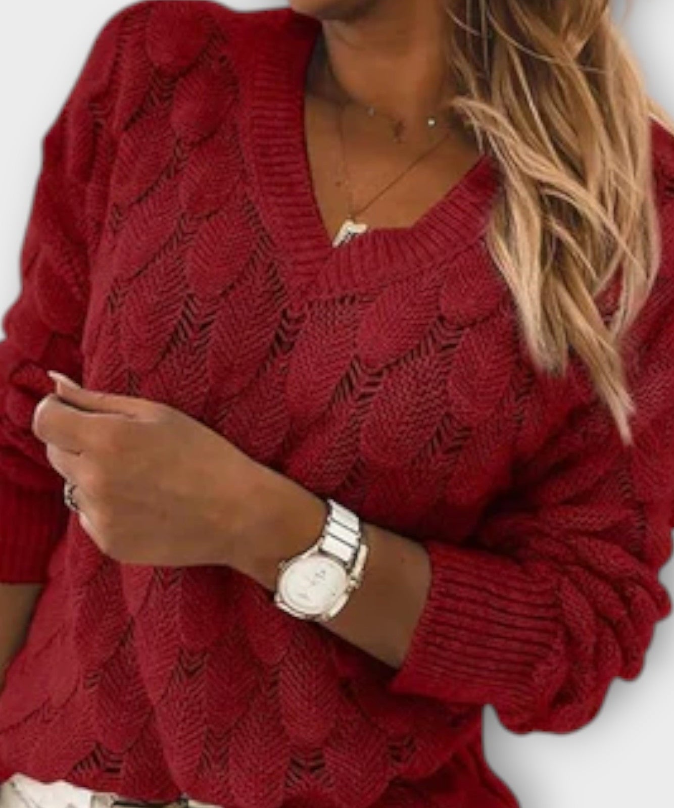 Agnes | V-hals Trøje