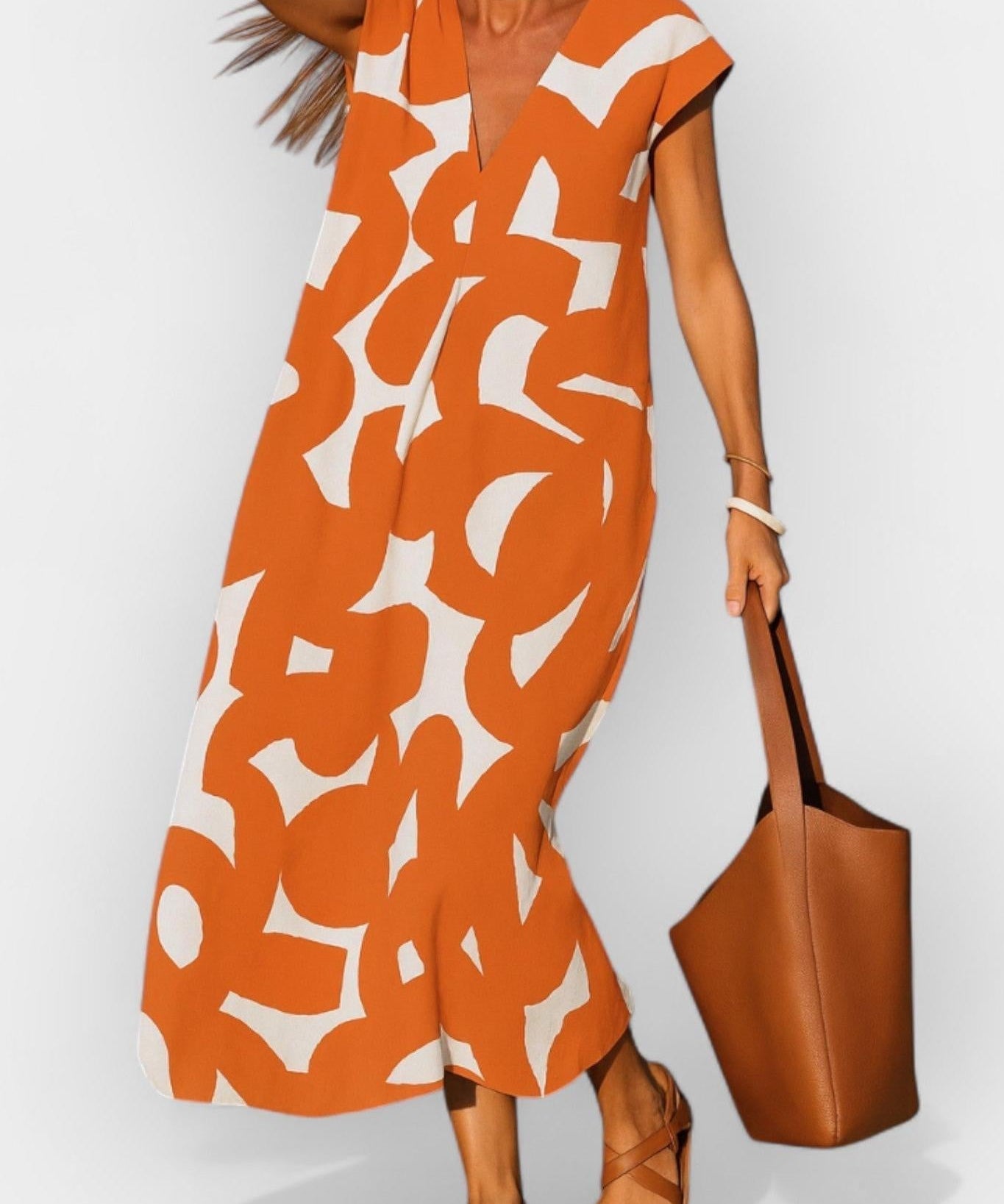 Camilla | V-hals kjole