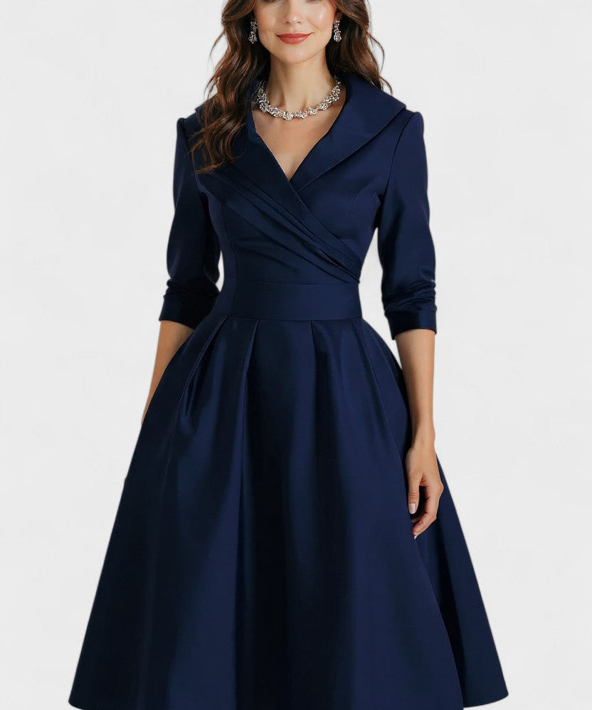 Ceryn | Satin Midi Kjole