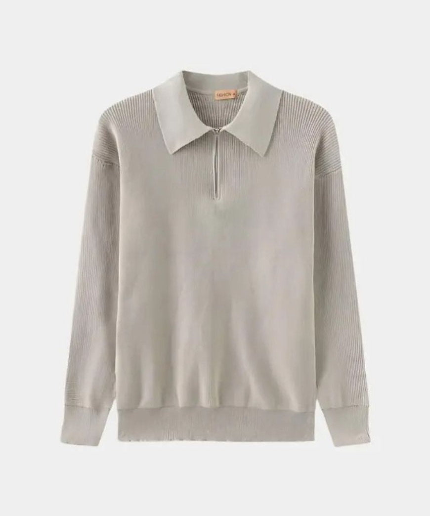 David™ | Zip Polo Pullover