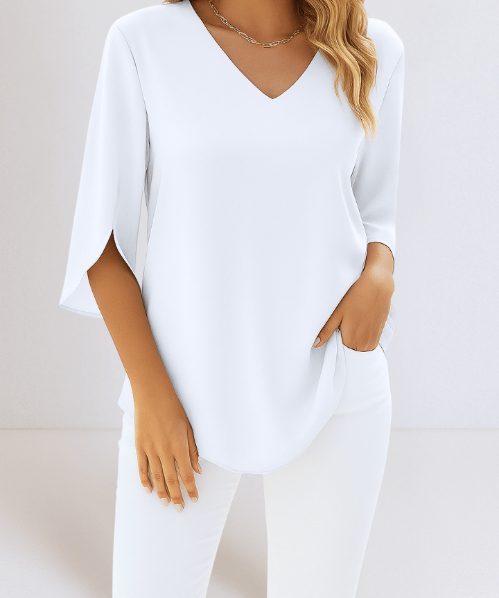 Emilie | V-hals Bluse