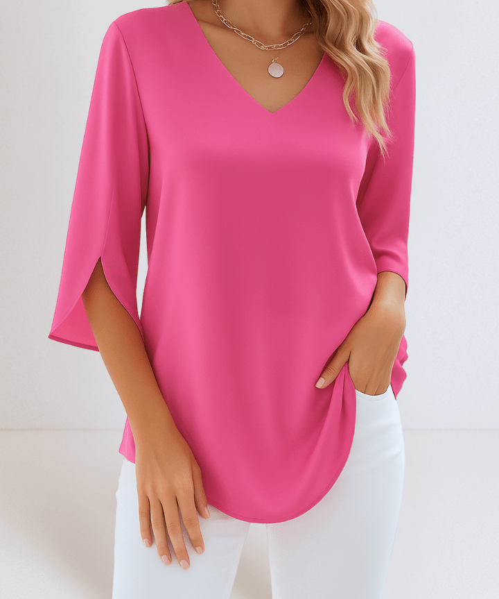 Emilie | V-hals Bluse