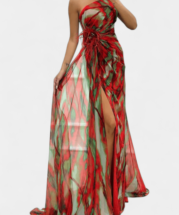 Filippa | Farverig Maxikjole