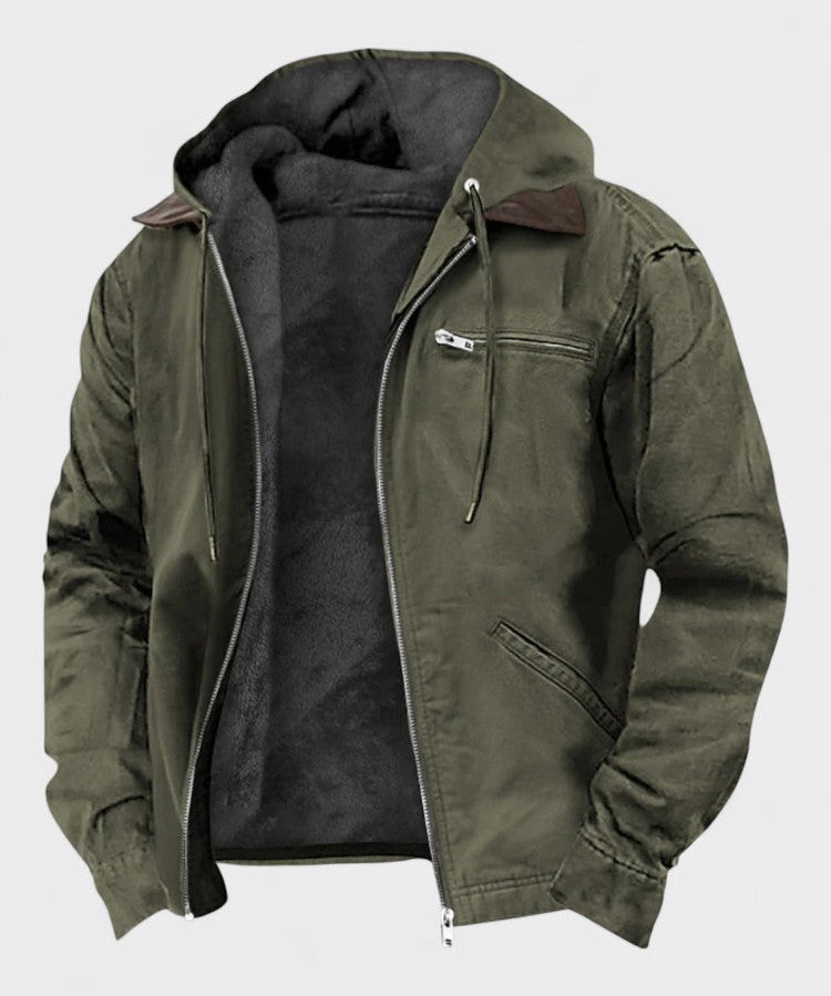 Gaspard™ | Stilfuld Hættetrøje med Lynlås