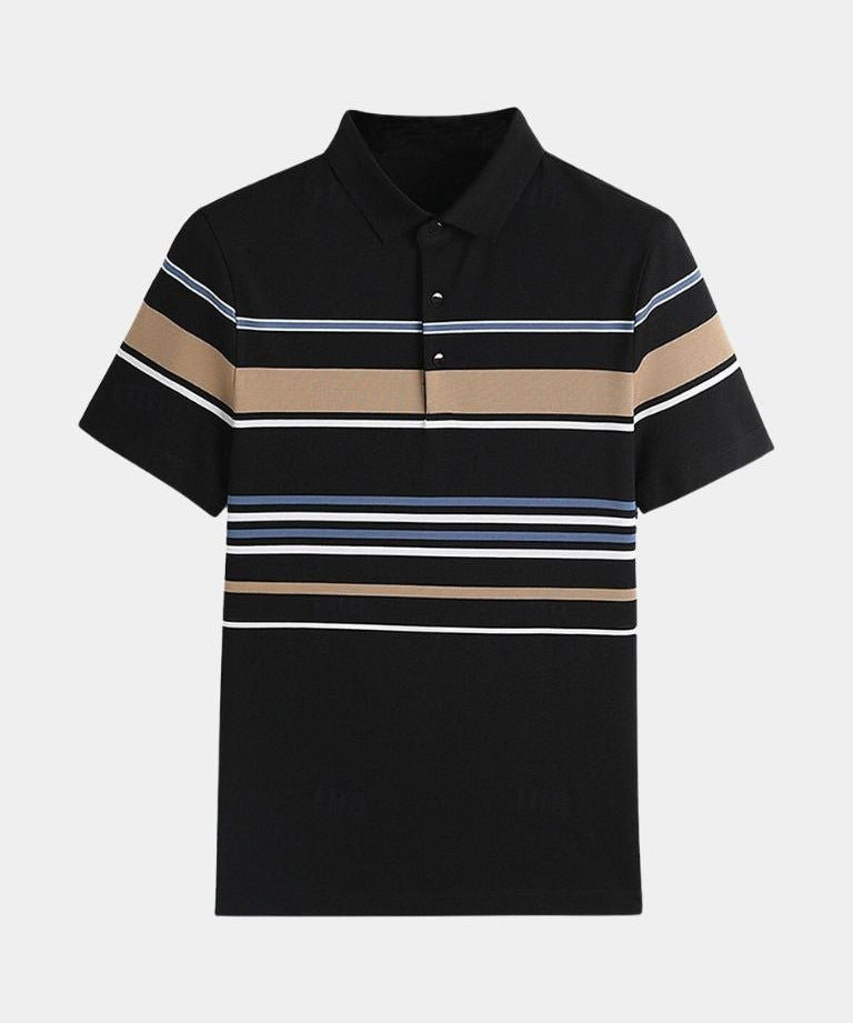 Kasper™ | Solnedgang Stribet Polo