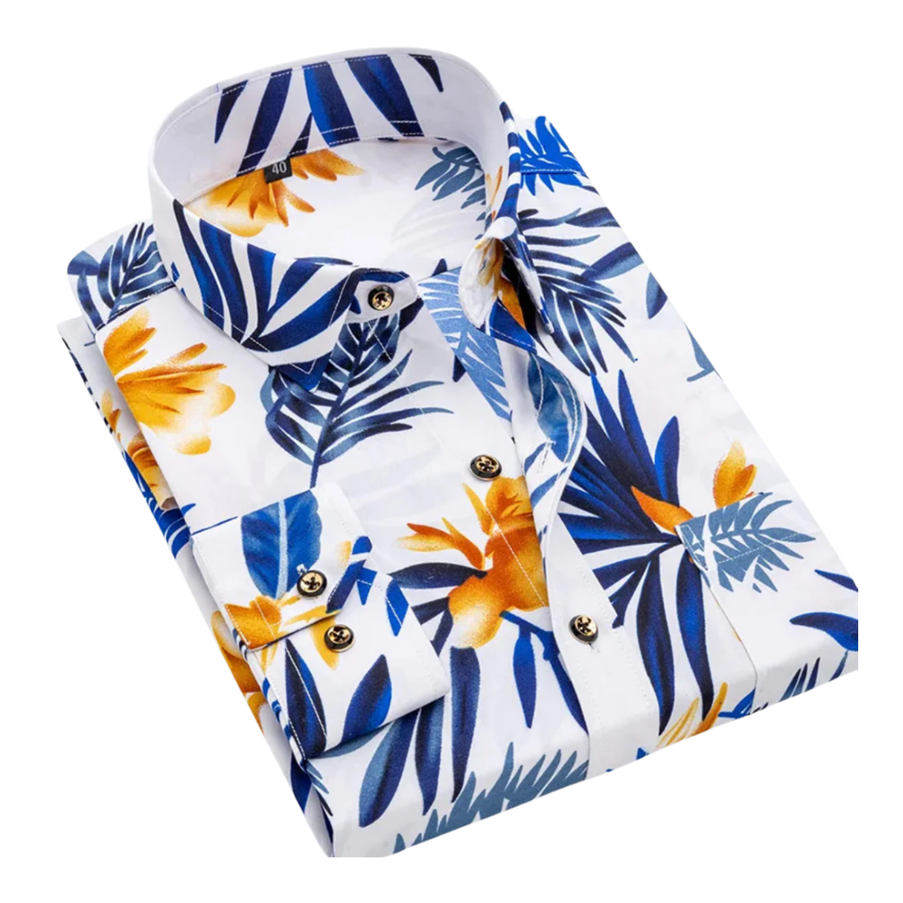 Klaas™ | Nautisk Print Skjorte