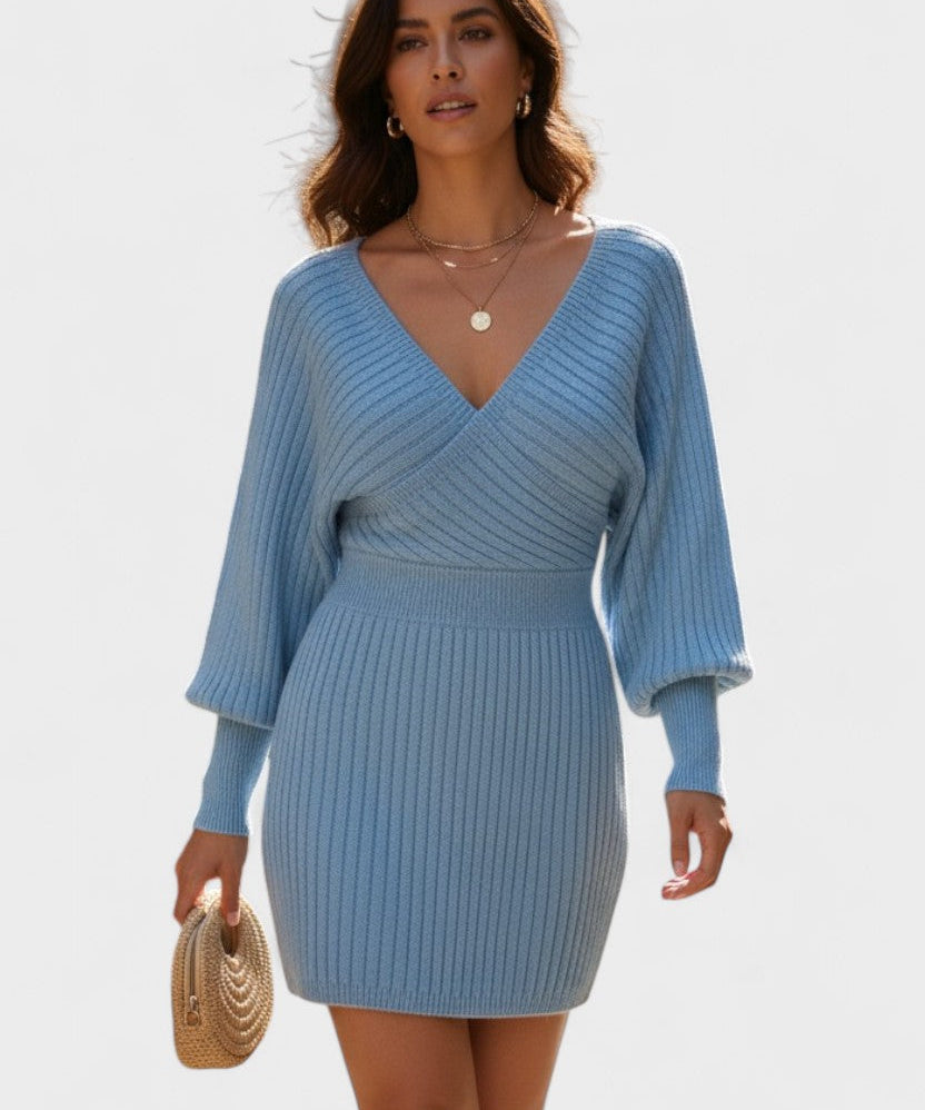 Klara™ | Elegant Omslagskjole med V-hals