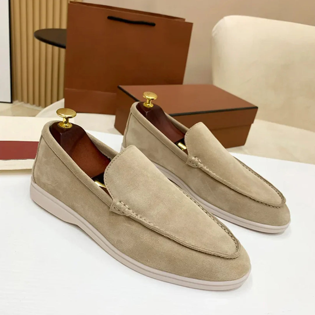 Klassiske Suede Loafers