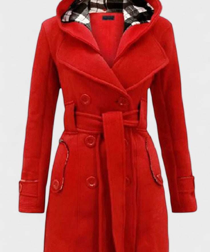 Leona™ | Elegant dobbeltradet frakke