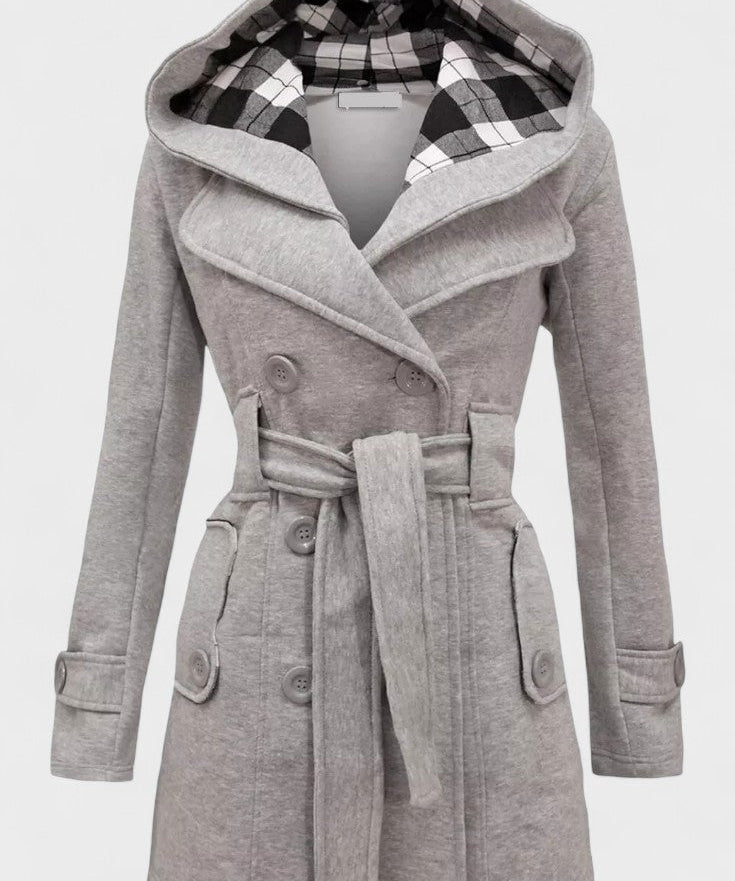 Leona™ | Elegant dobbeltradet frakke