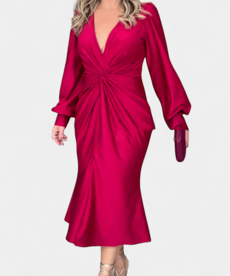 Malina | V-hals Bluse