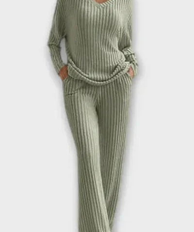Malou | Ribstrikket sæt