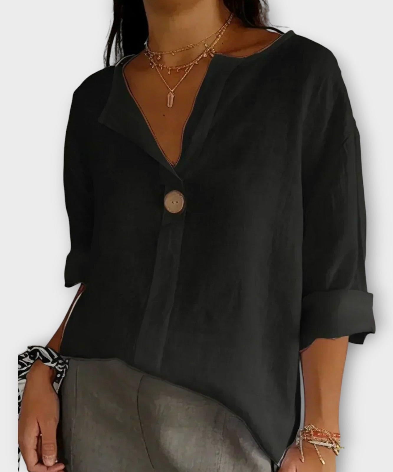 Marie | V-hals skjorte