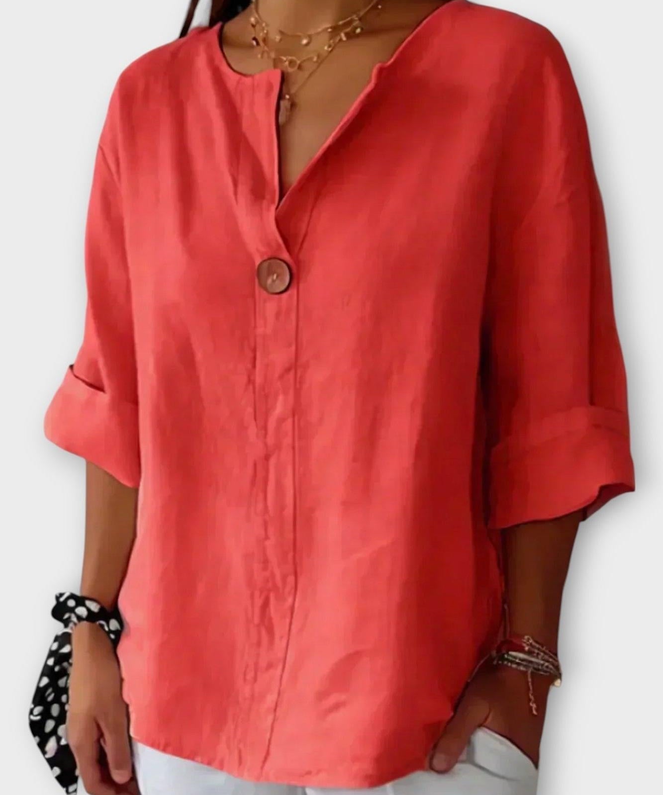 Marie | V-hals skjorte