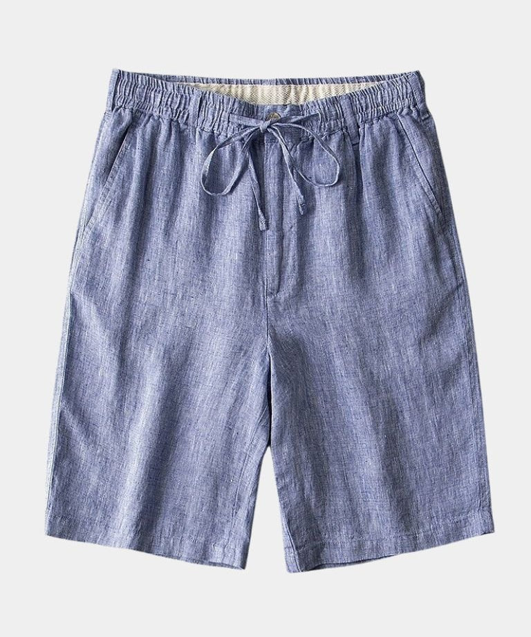 Mikkel™ | Grå Hørshorts Mariner