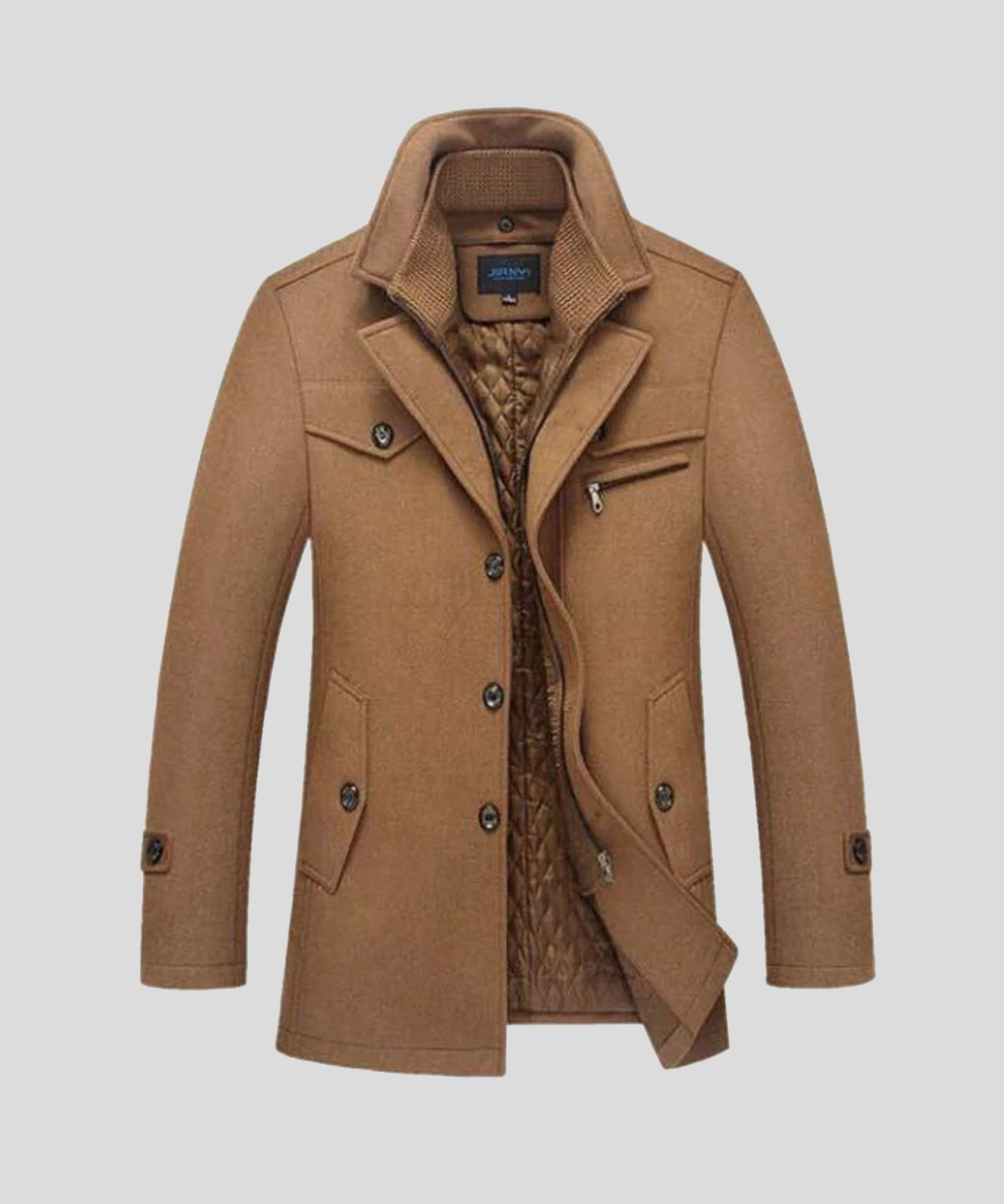 Nikolaj™ | Klassisk uld-peacoat