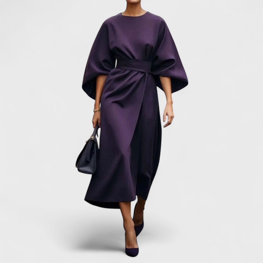 Victoria™️ | Elegant kjole med bælte