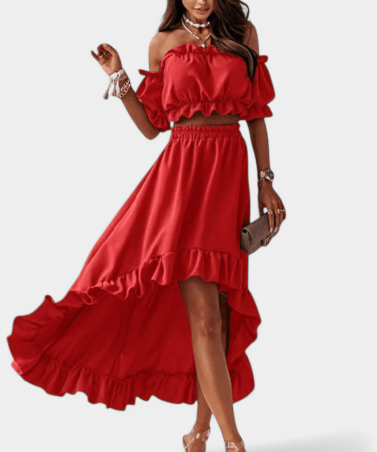 Olivia | Off-shoulder sæt