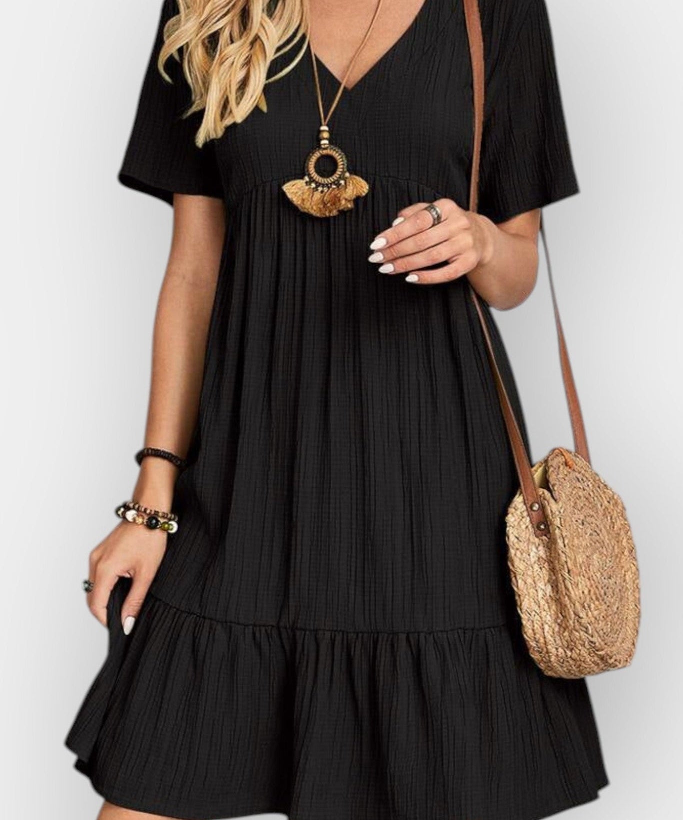 Rikke | V-hals kjole