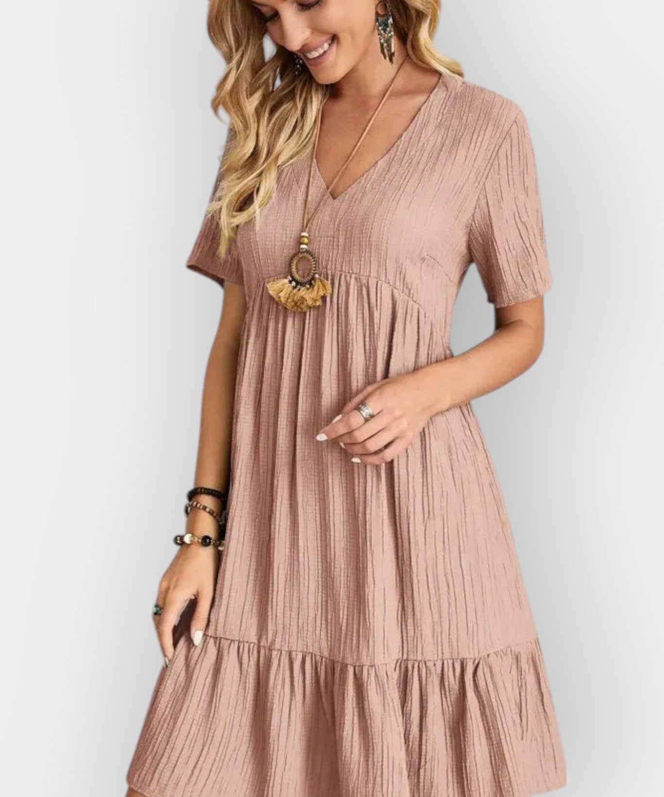 Rikke | V-hals kjole