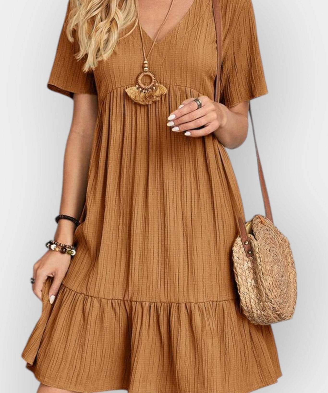 Rikke | V-hals kjole