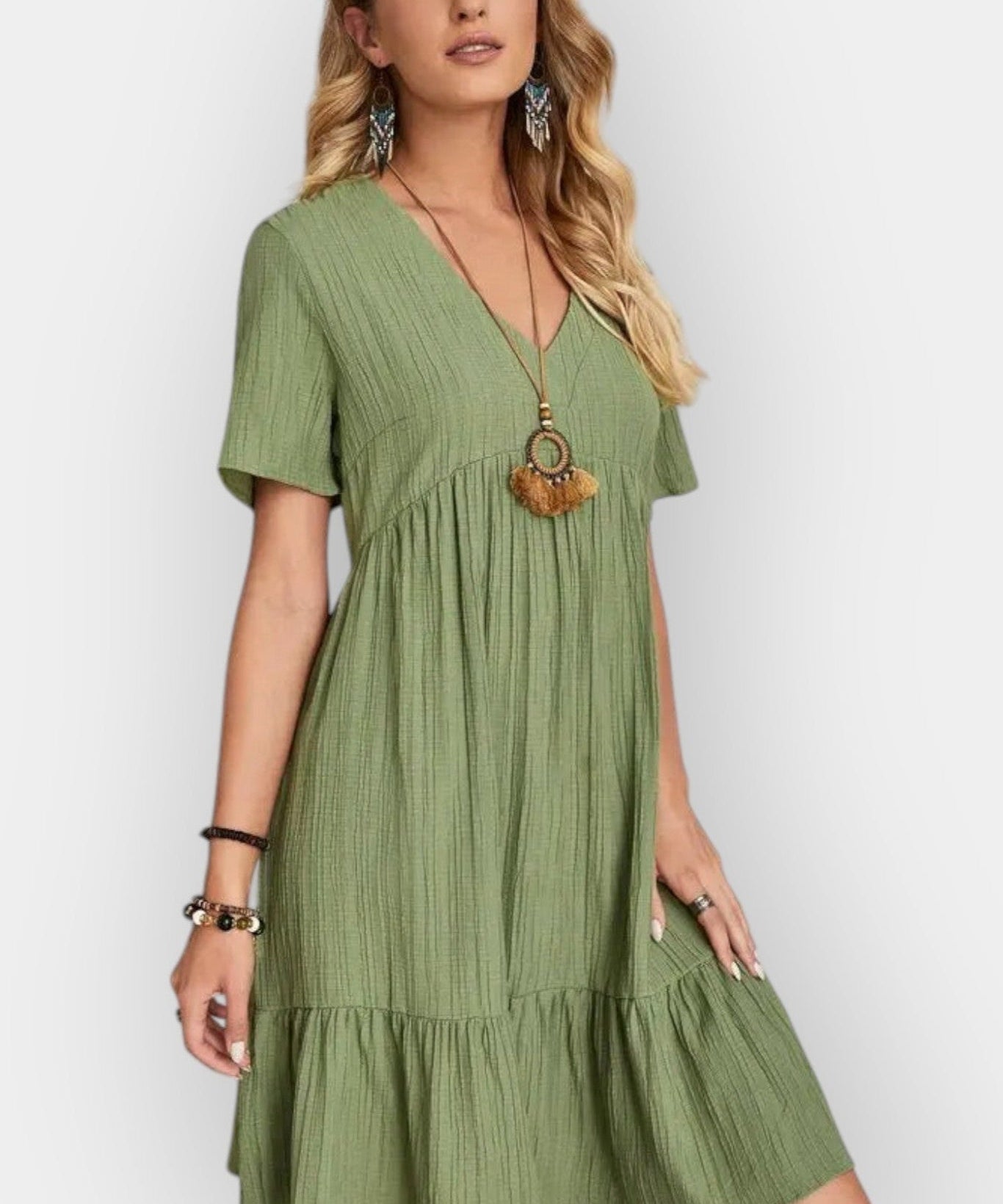 Rikke | V-hals kjole