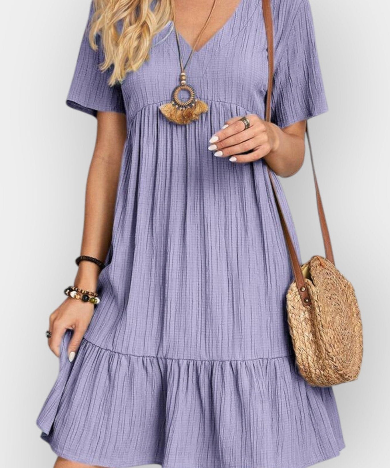 Rikke | V-hals kjole