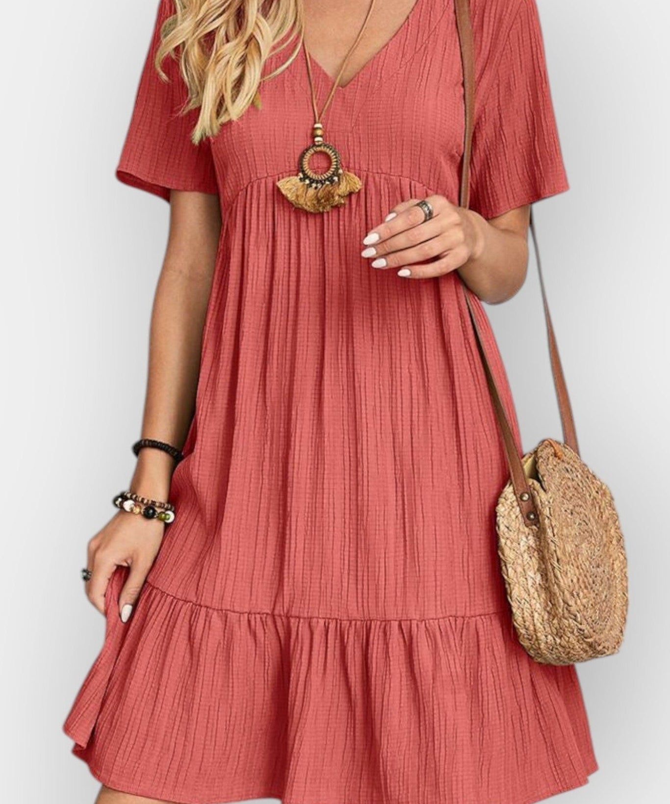 Rikke | V-hals kjole