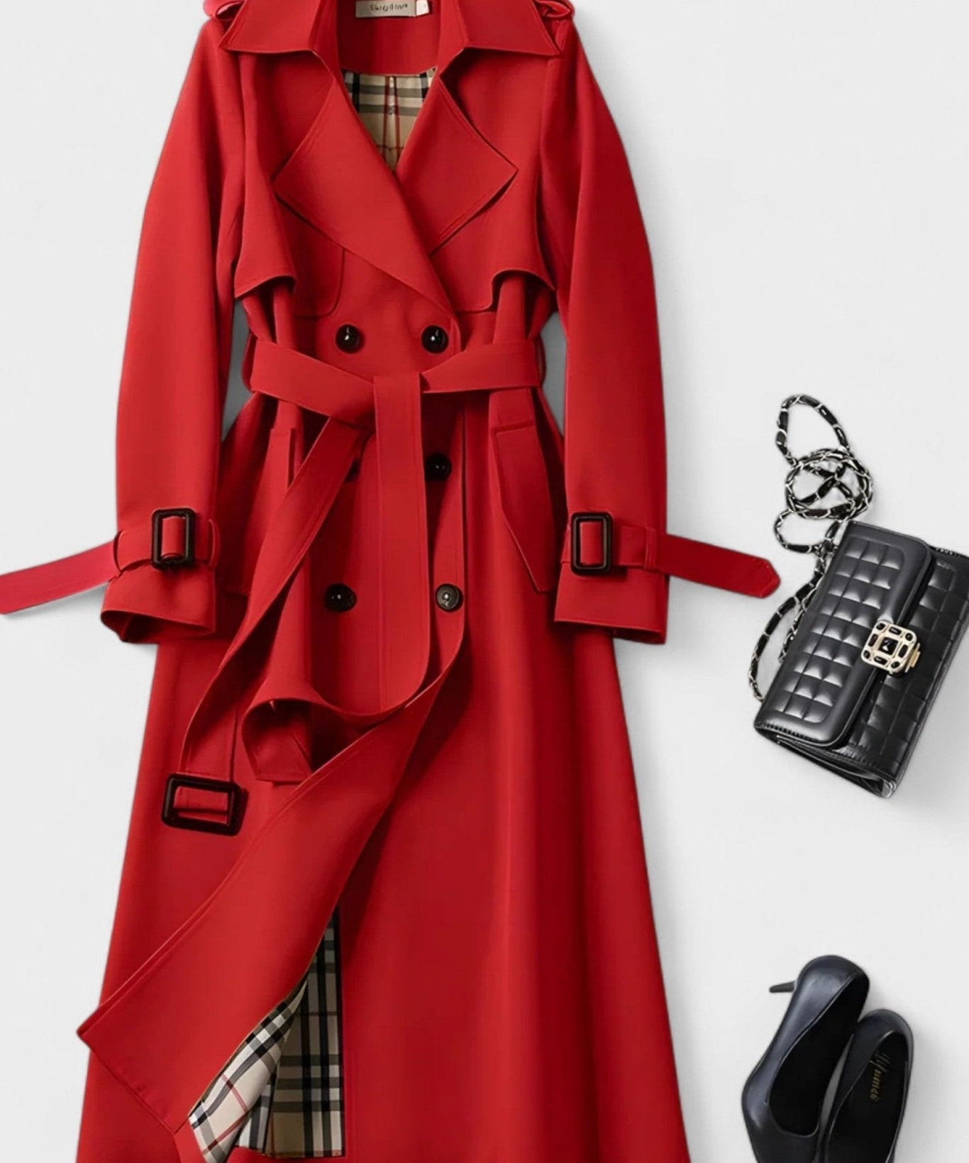 Saara™ | Elegant frakke med taljebælte