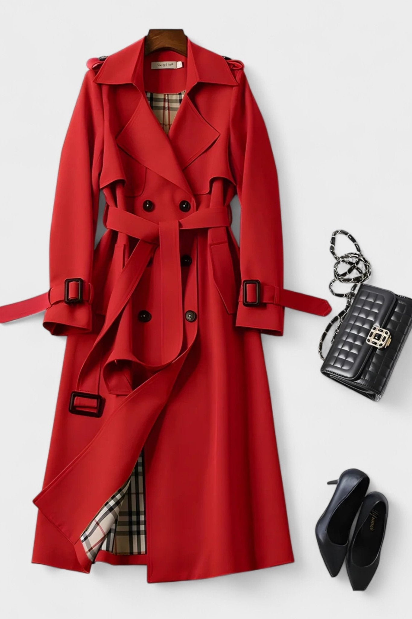 Saara™ | Elegant frakke med taljebælte