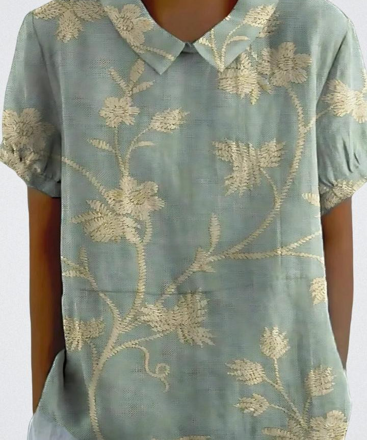 Selma | Blomstret bluse