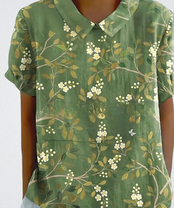 Selma | Blomstret bluse