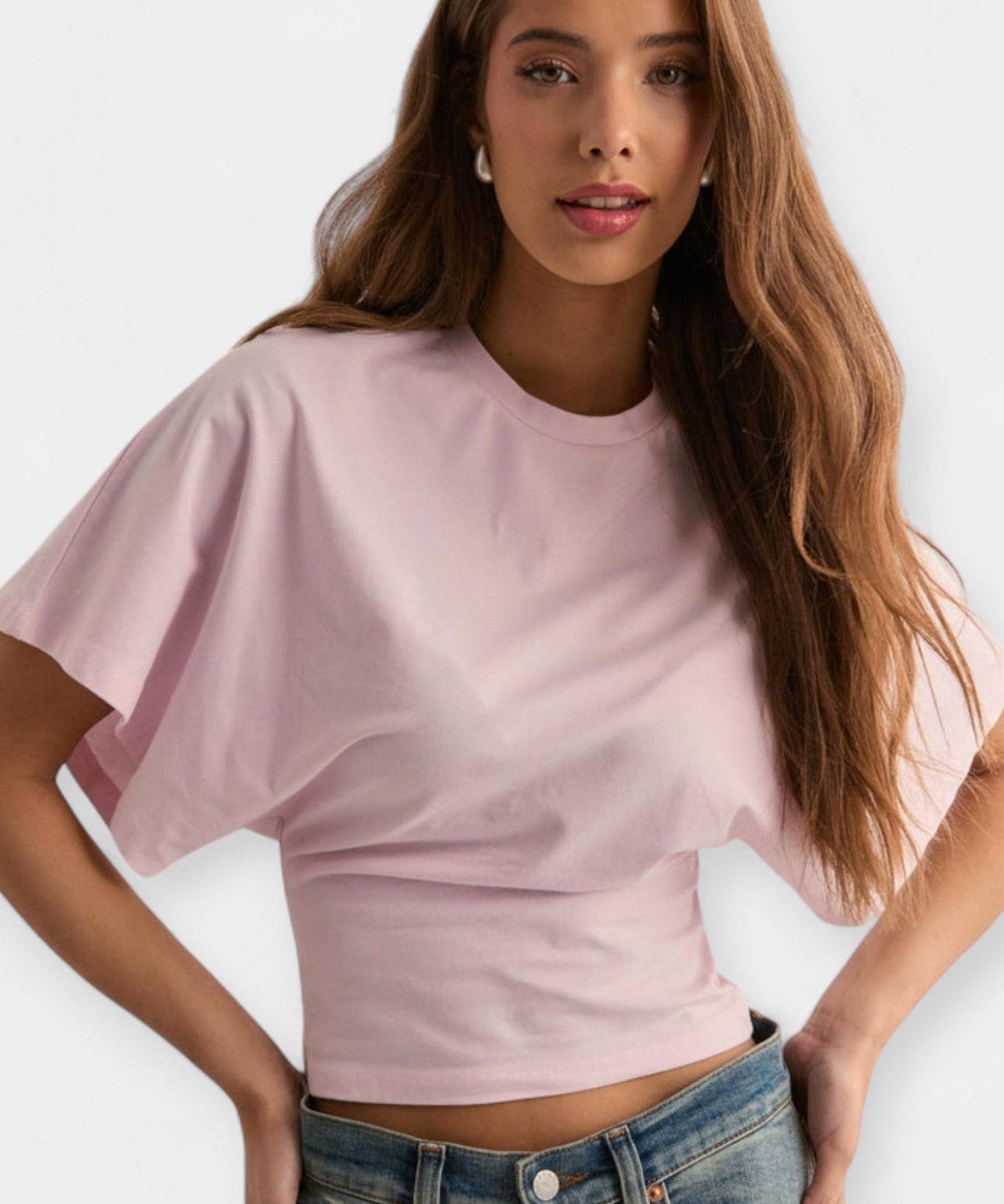 Sofia | Bredærmer T-shirt