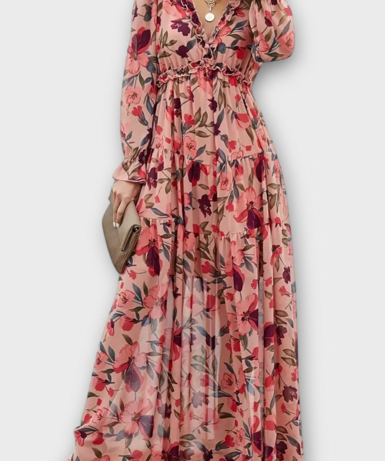 Sofia | Maxi blomsterkjole