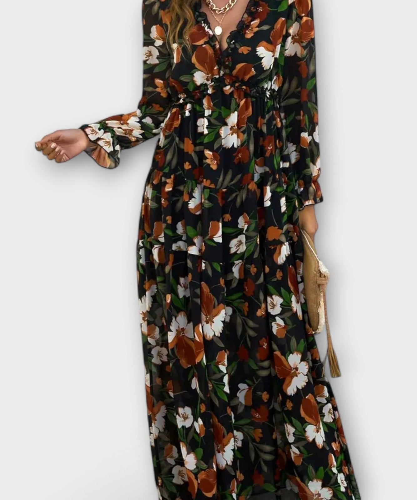 Sofia | Maxi blomsterkjole