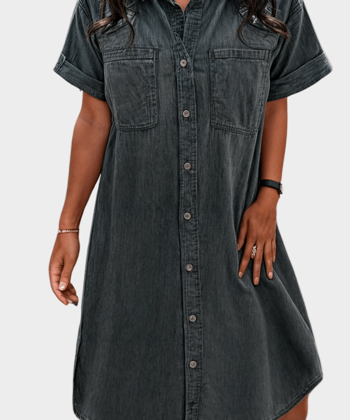 Solveig | Denim kjole