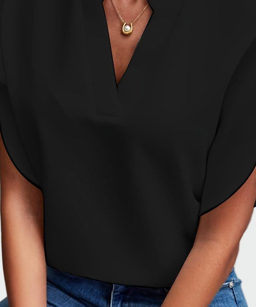 Stine | V-hals Bluse