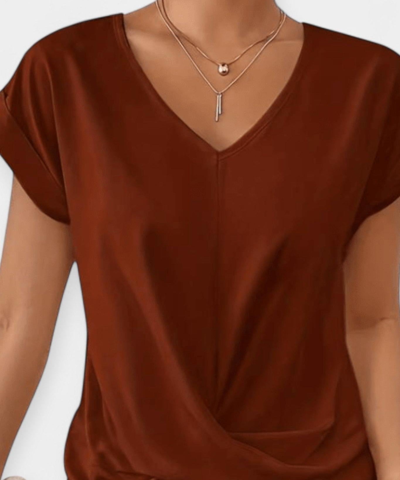 Stine | V-hals bluse