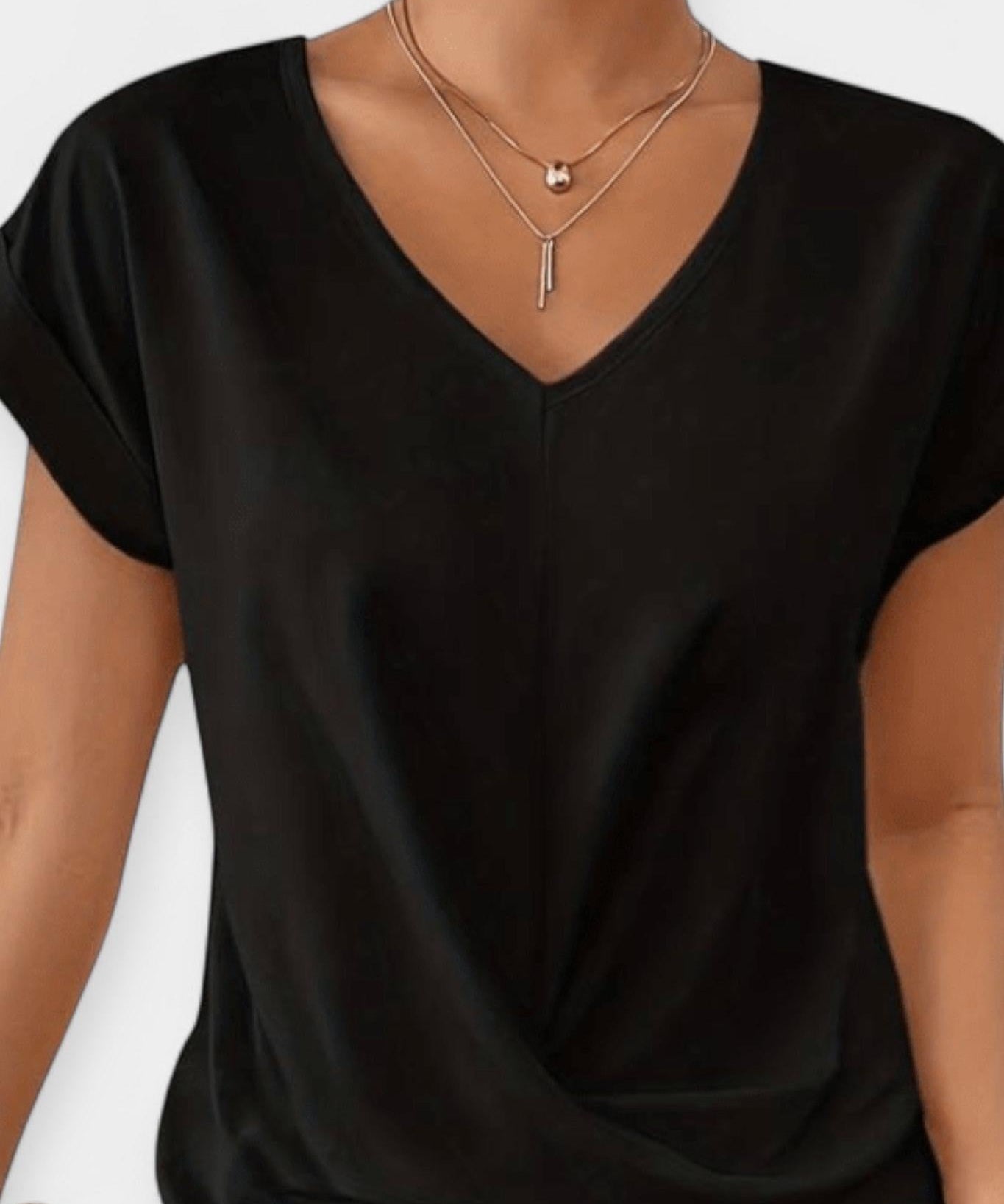 Stine | V-hals bluse