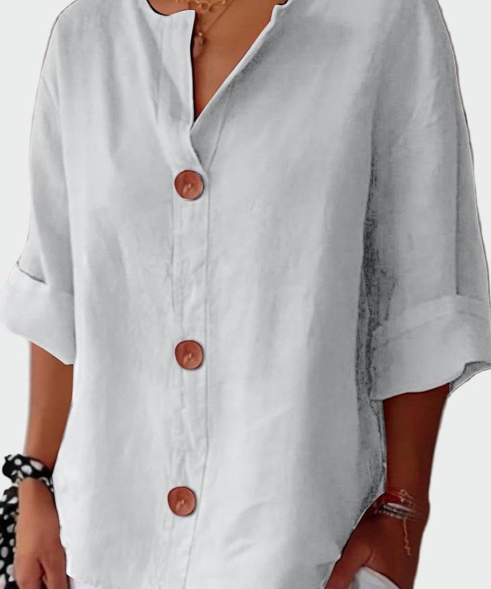 Thilde | Linned skjorte