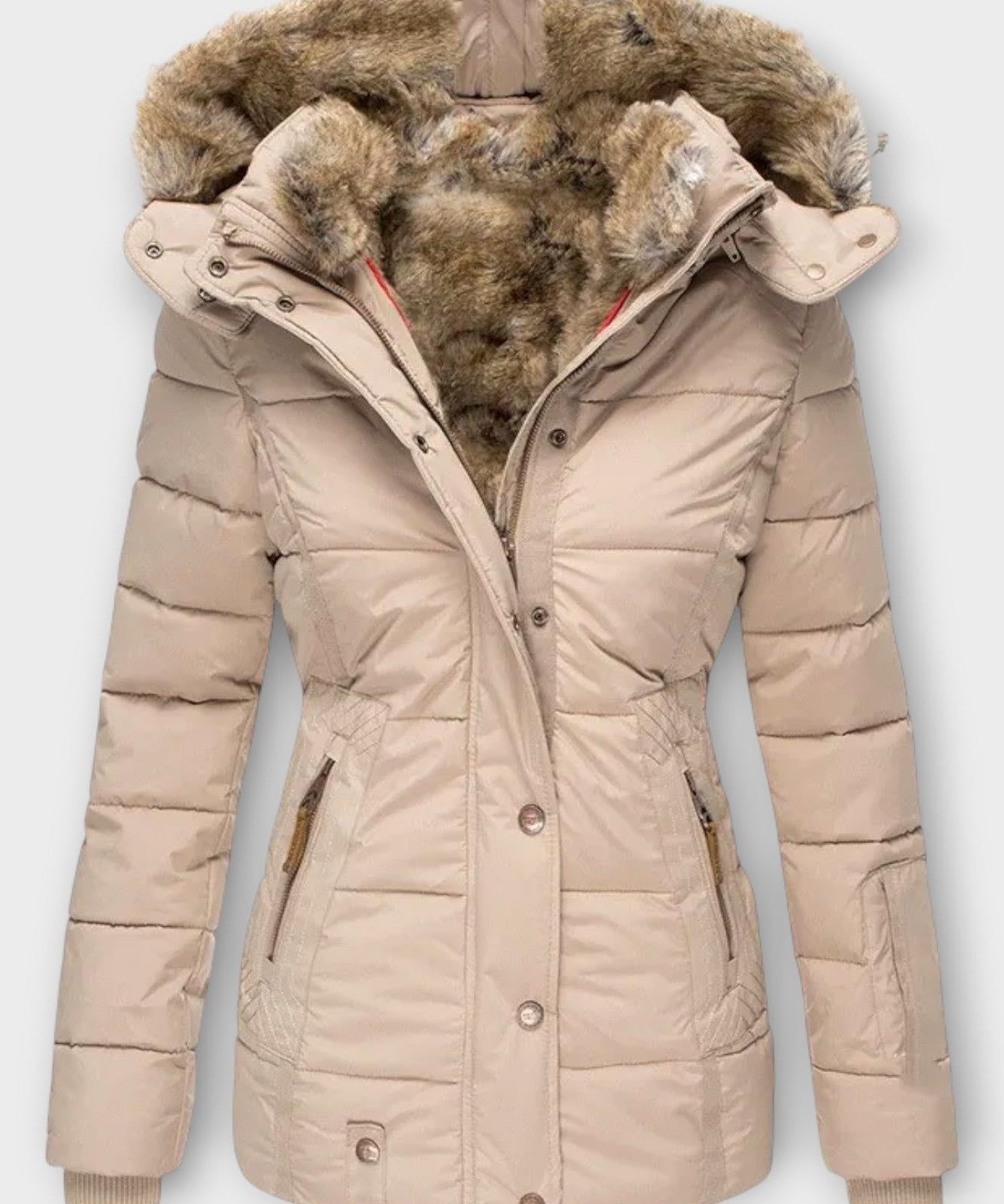 Thilde™ | Frakke med blødt pelsfor