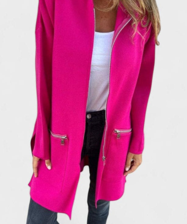 Veslina™ | Elegant strikjakke til lag-på-lag