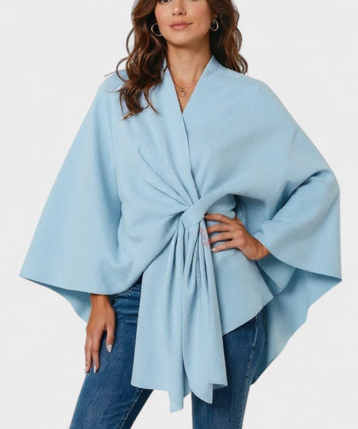 Yvette | Elegant Draperet Poncho