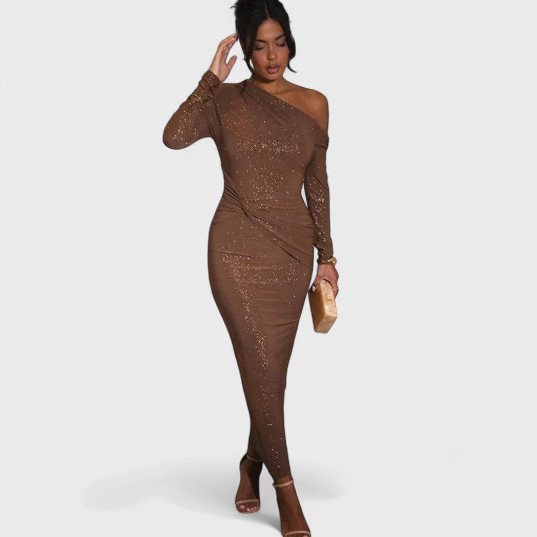 Valentina™️ | Skinnende maxikjole