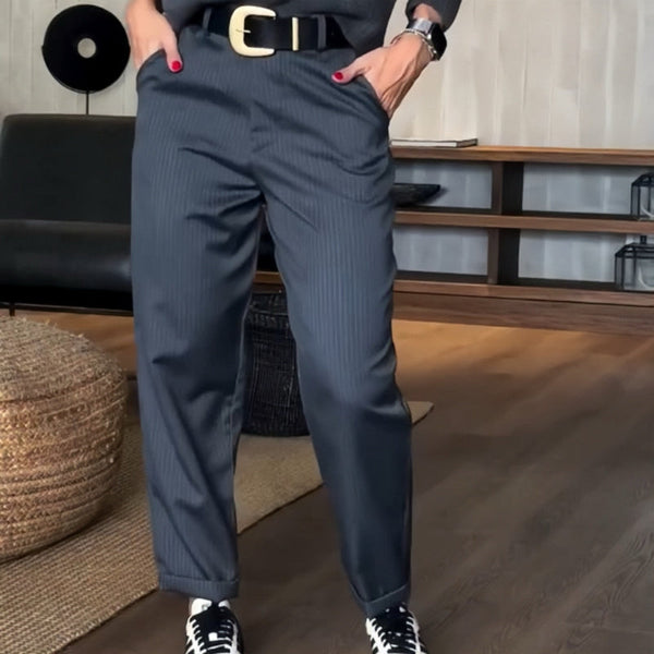 Ema ™ | |Elegante, figurfremhævende bukser med striber