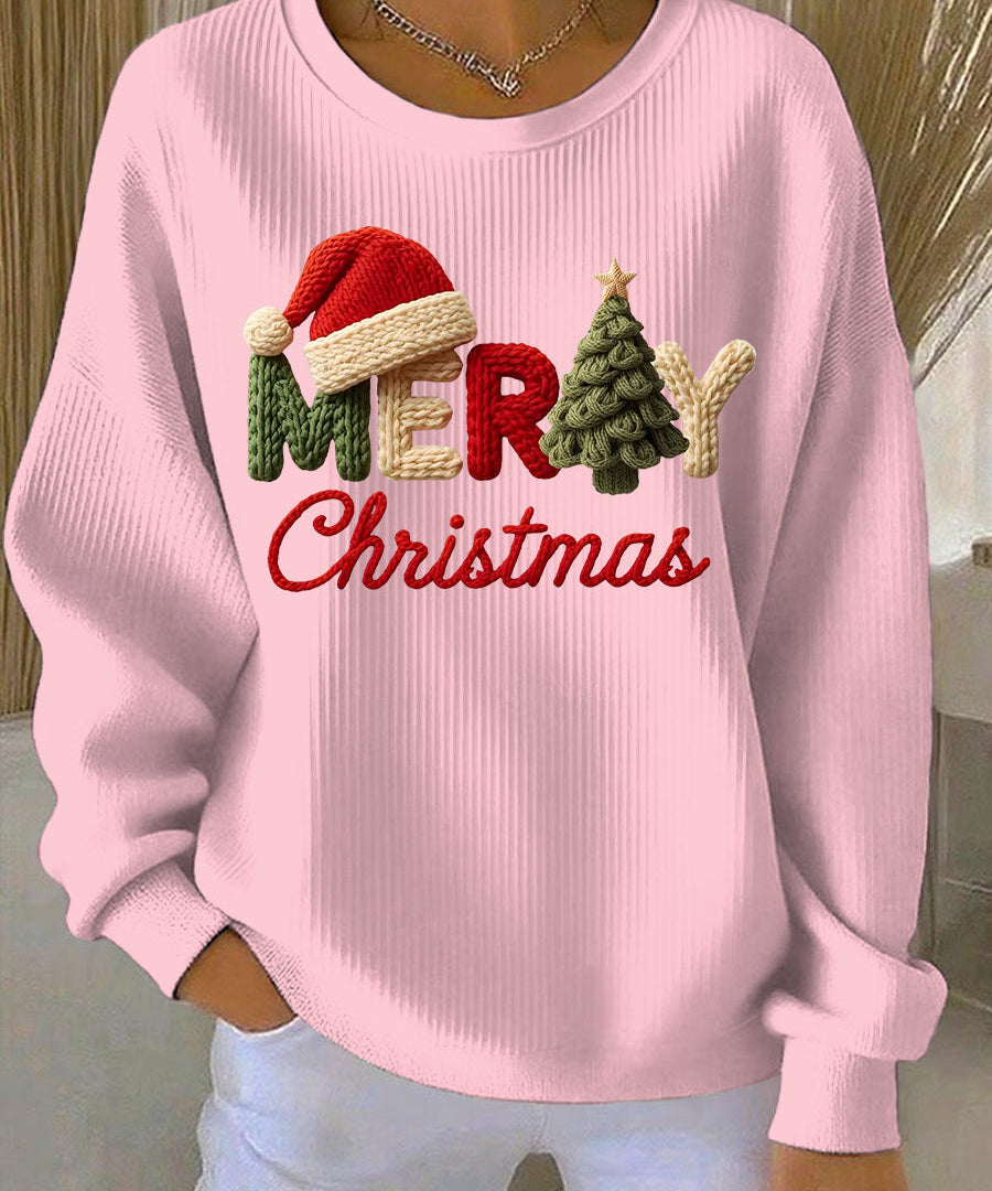 Kvindernes Juleprint Casual Sweatshirt